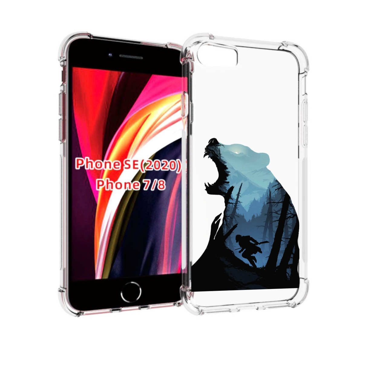 

Чехол MyPads Ночной-медведь для iPhone 7 4.7 / iPhone 8 / iPhone SE 2 (2020), Прозрачный, Tocco