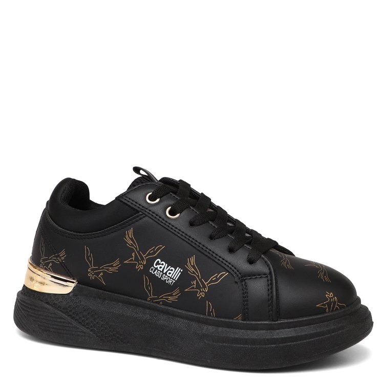 

Кеды женские Cavalli Class W8750 черные 40 EU, Черный, W8750