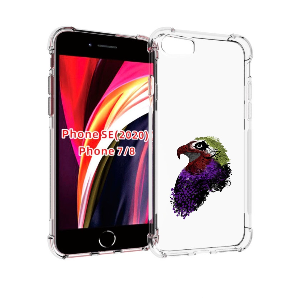 

Чехол MyPads Орел для iPhone 7 4.7 / iPhone 8 / iPhone SE 2 (2020) / Apple iPhone SE3 2022, Прозрачный, Tocco