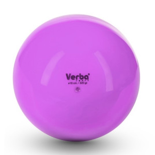 

Мяч Verba Sport однотонный лиловый 16см., Фиолетовый, Verba