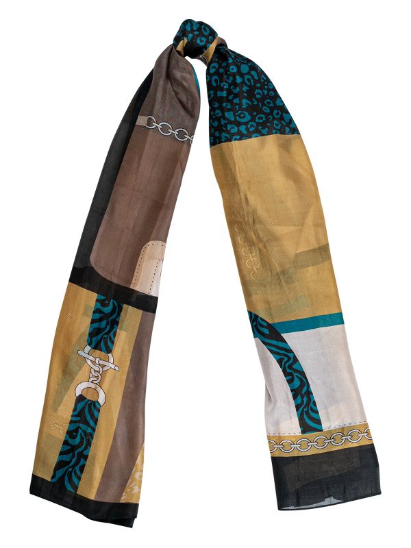 

Палантин женский Eleganzza MX05-0949 коричневый, MX05-0949