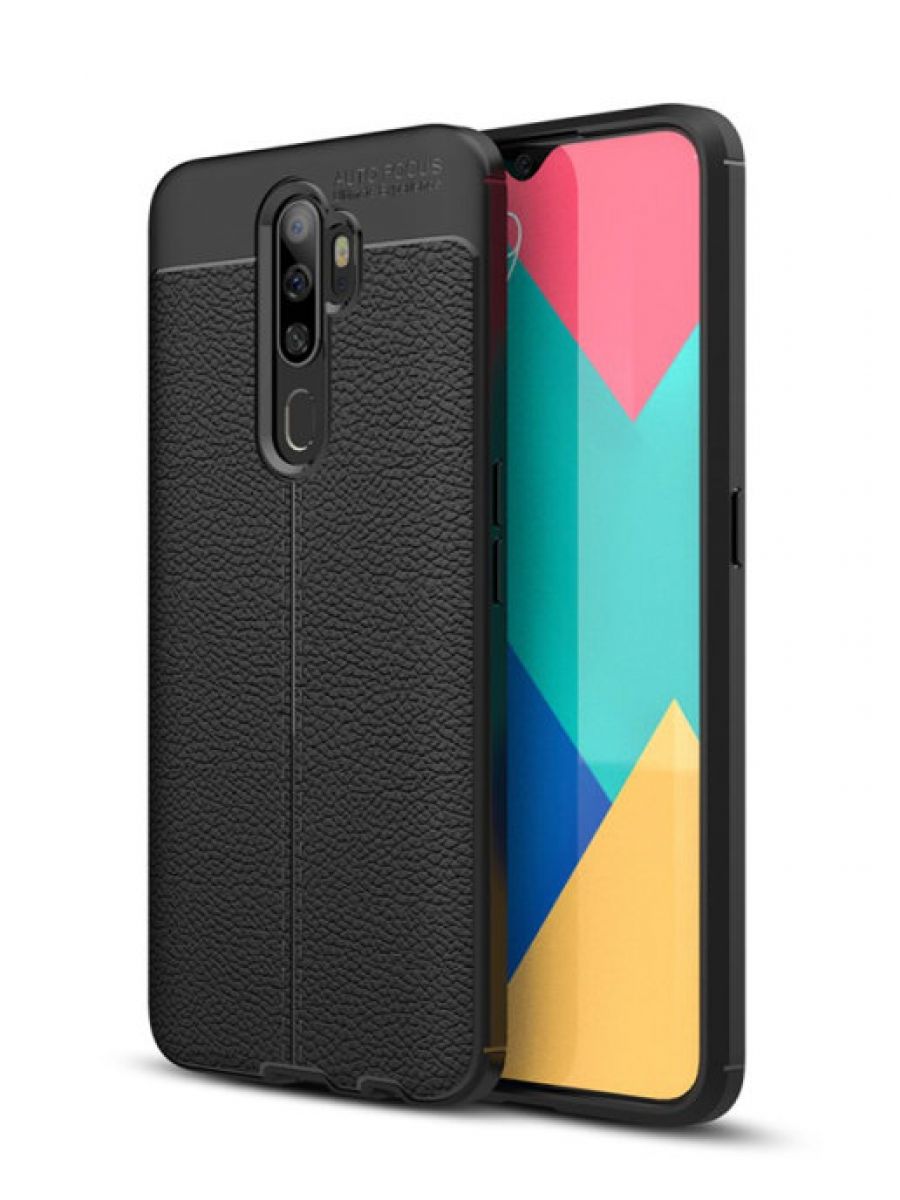 

Brodef Fibre силиконовый чехол для Oppo A5 2020/Oppo A9 2020 черный