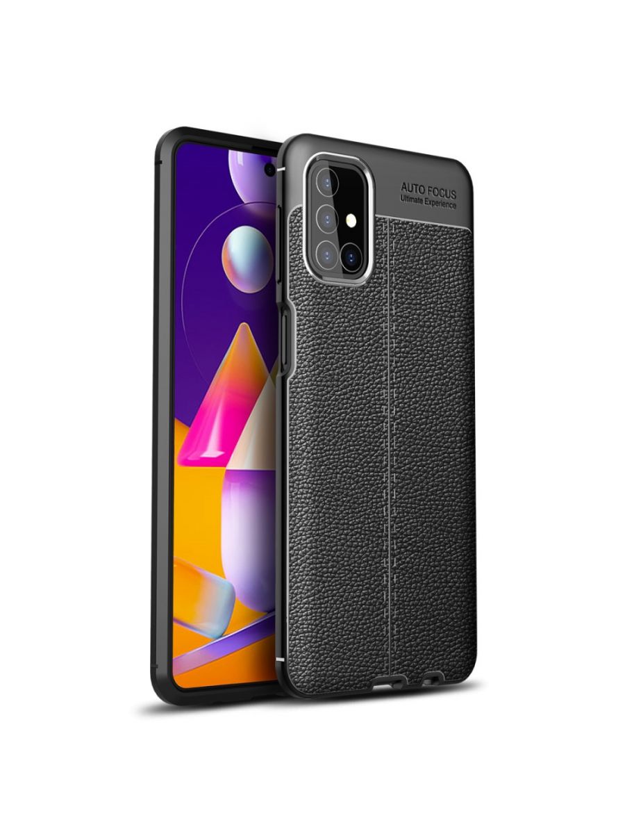 

Brodef Fibre силиконовый чехол для Samsung Galaxy M31s Черный