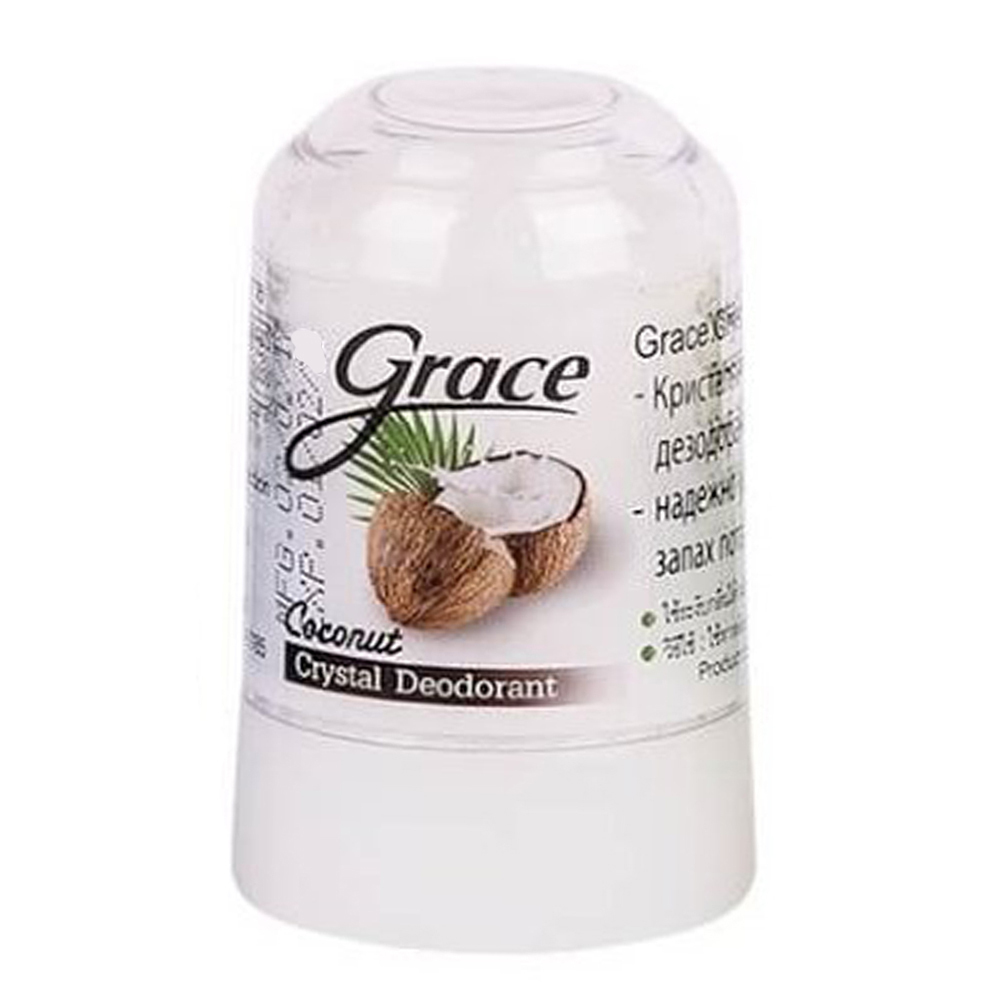 фото Дезодорант кристаллический кокос grace 120 г grace deodorant