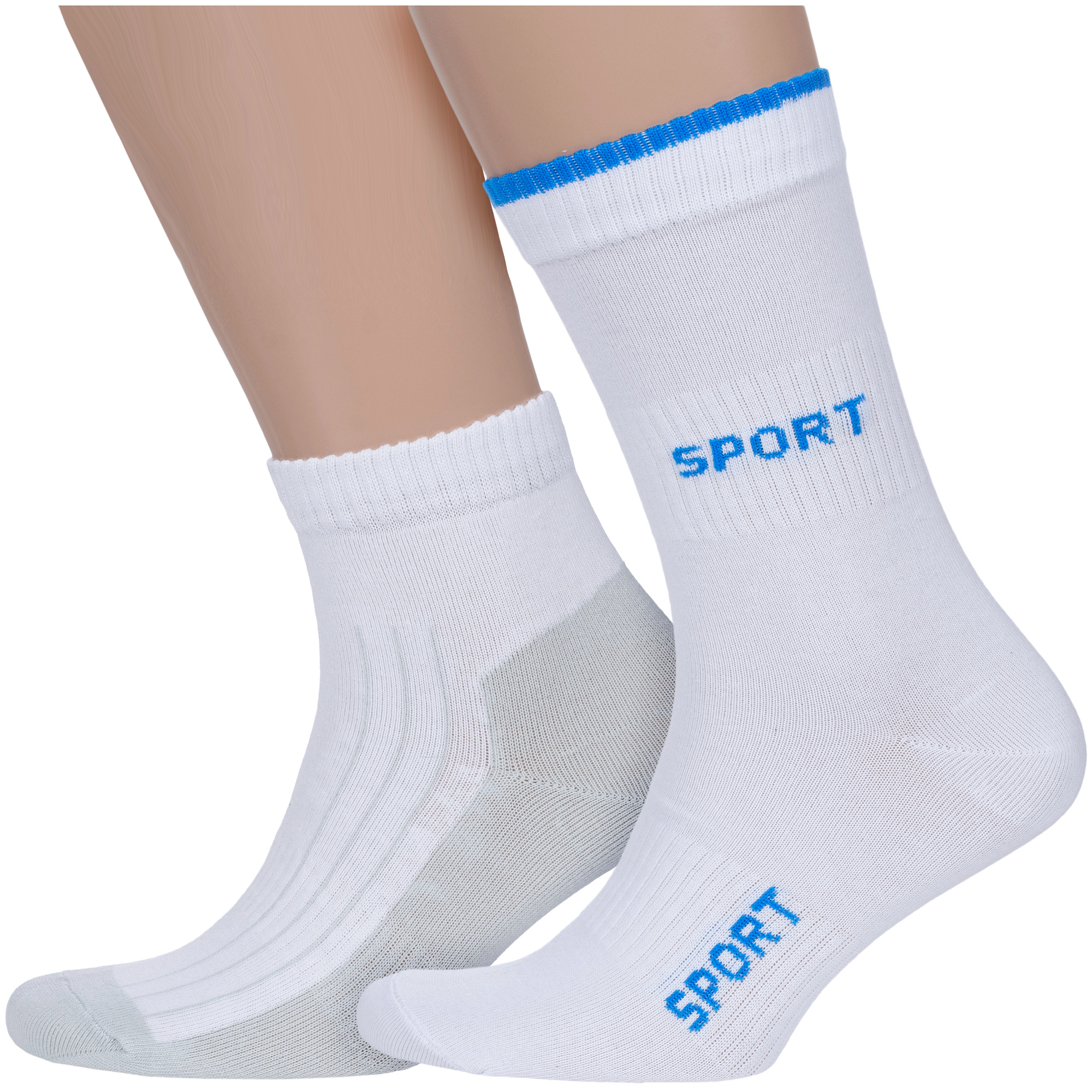 Комплект носков унисекс Para Socks 2-13S белых 23