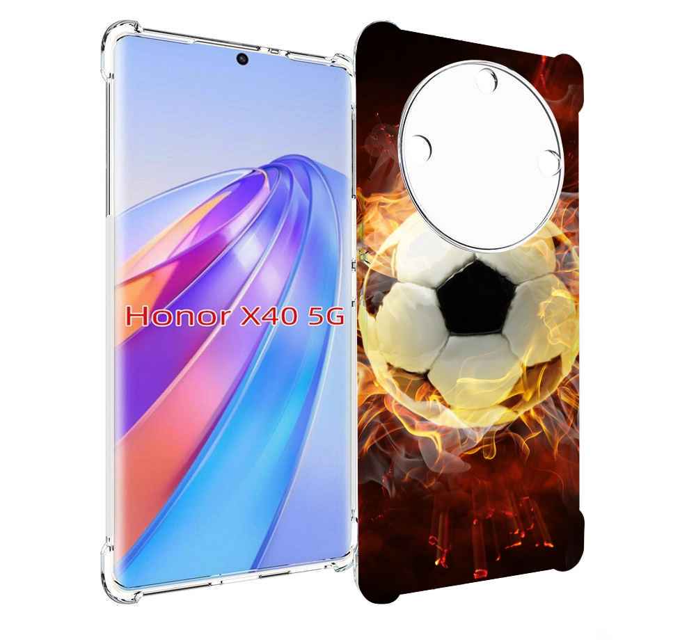 

Чехол MyPads Огненный-мяч для Honor X40, Прозрачный, Tocco
