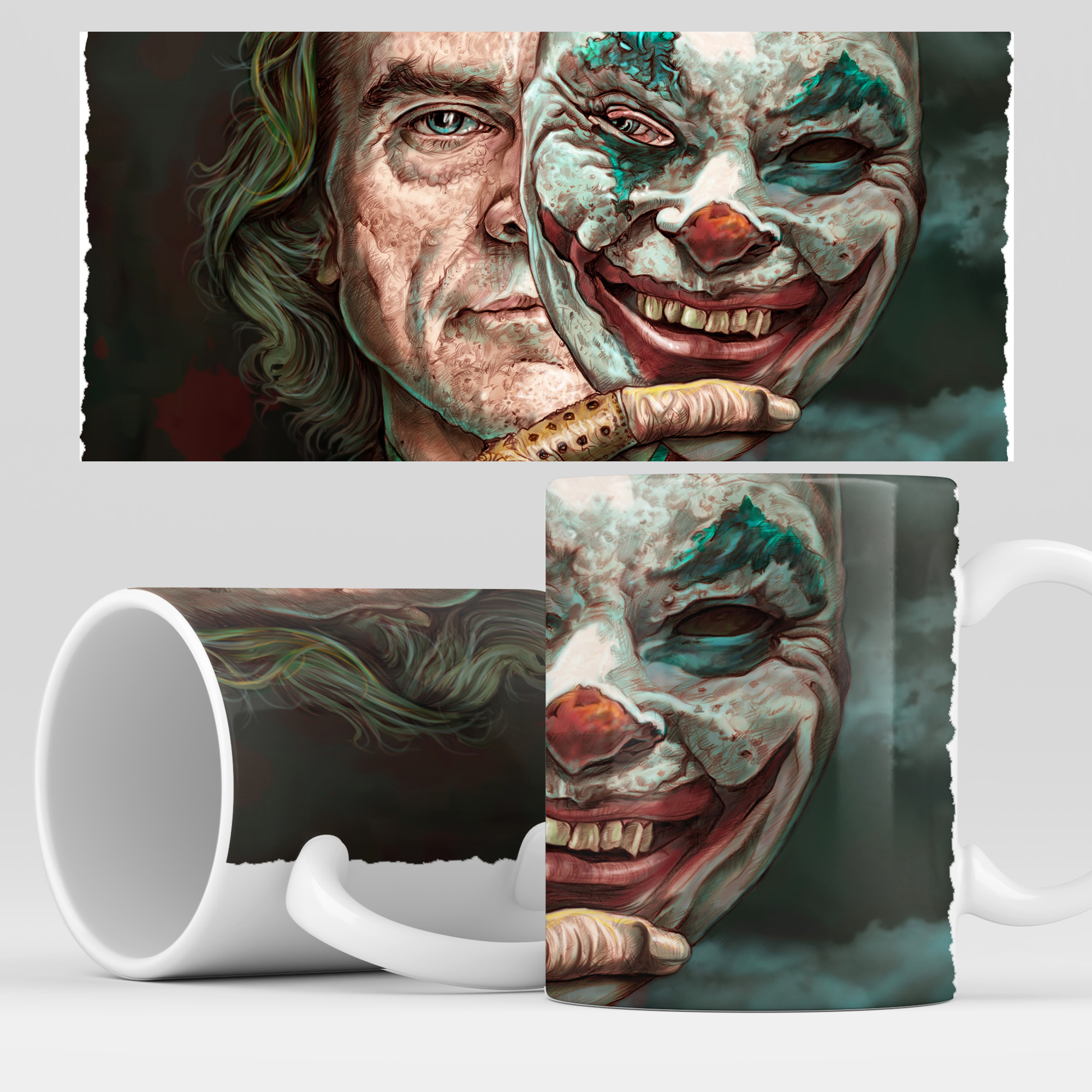 фото Кружка rocketcup с принтом "джокер" joker