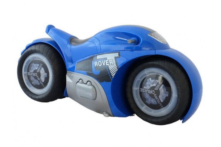 

Радиоуправляемый мотоцикл-перевертыш GT-ROVER масштаб 1:12 RTR 2.4G синий UD2189A-B