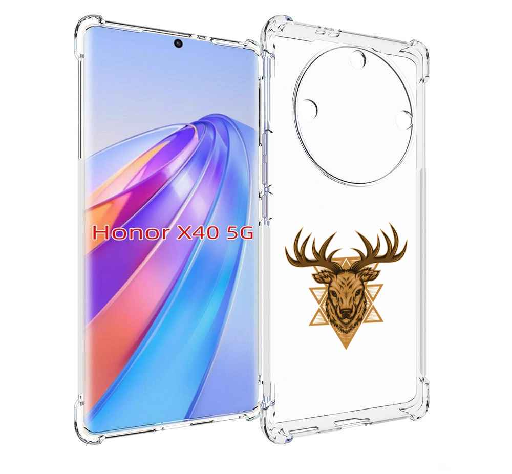 

Чехол MyPads Олень для Honor X40, Прозрачный, Tocco