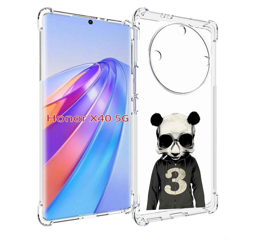 

Чехол MyPads Панда-в-костюме для Honor X40, Прозрачный, Tocco