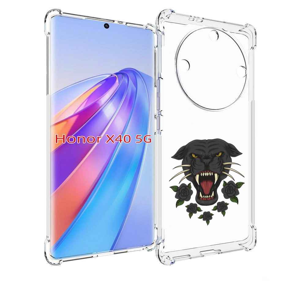 

Чехол MyPads Пантера для Honor X40, Прозрачный, Tocco