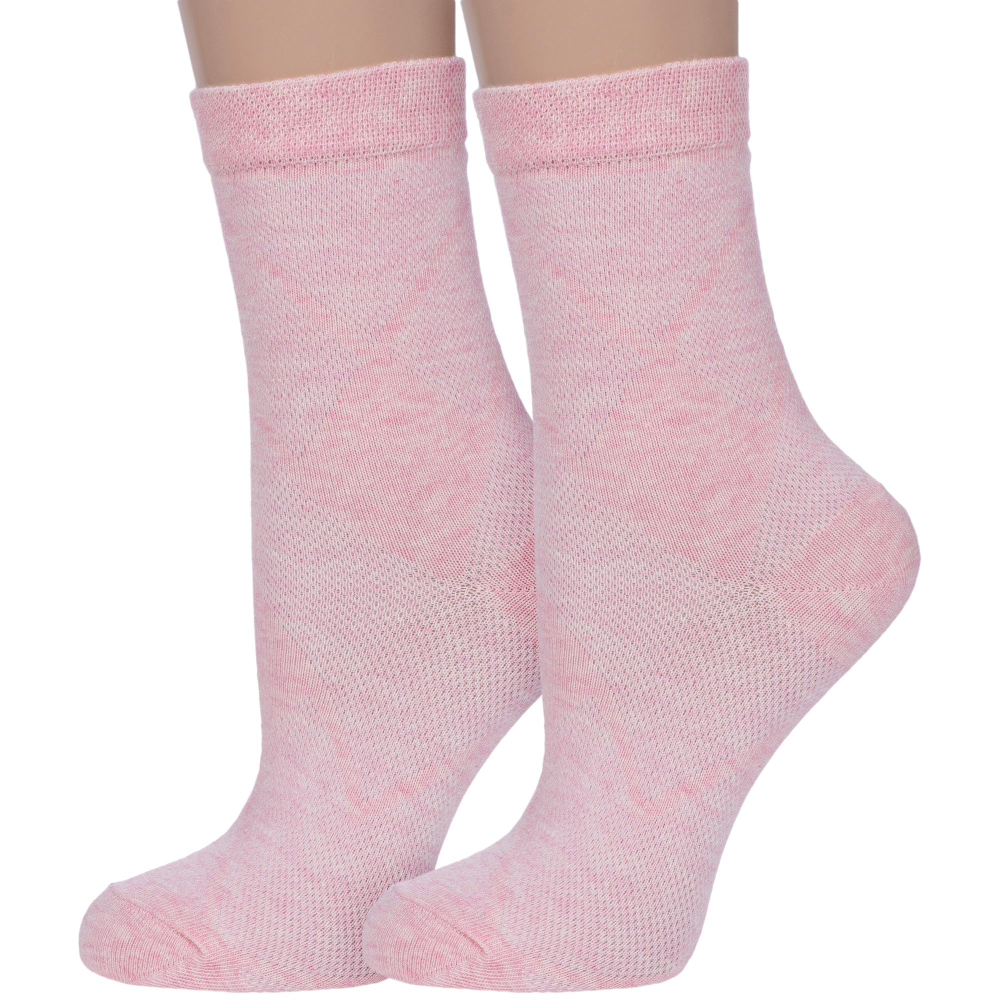Комплект носков женских Para Socks 2-L1D18 розовых 23