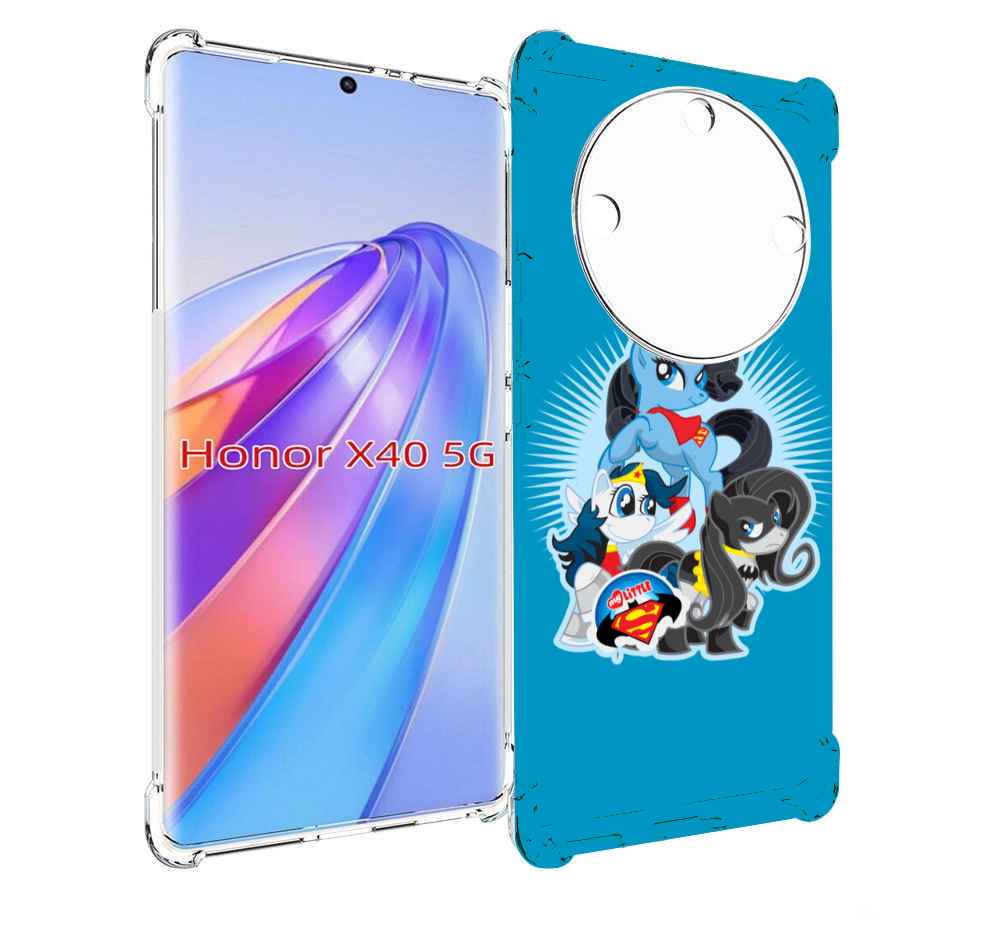 

Чехол MyPads Пони-литл для Honor X40, Прозрачный, Tocco