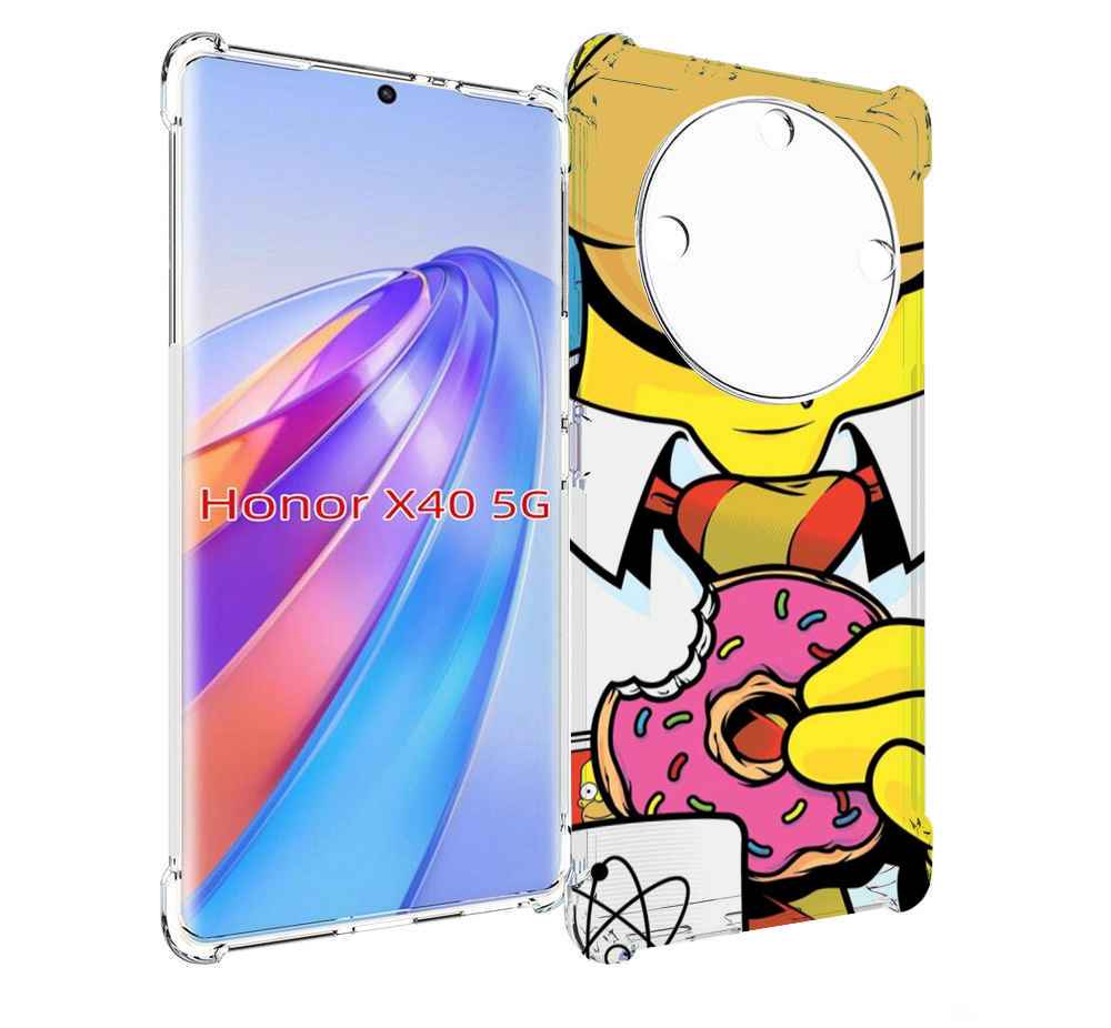 

Чехол MyPads Пончик для Honor X40, Прозрачный, Tocco