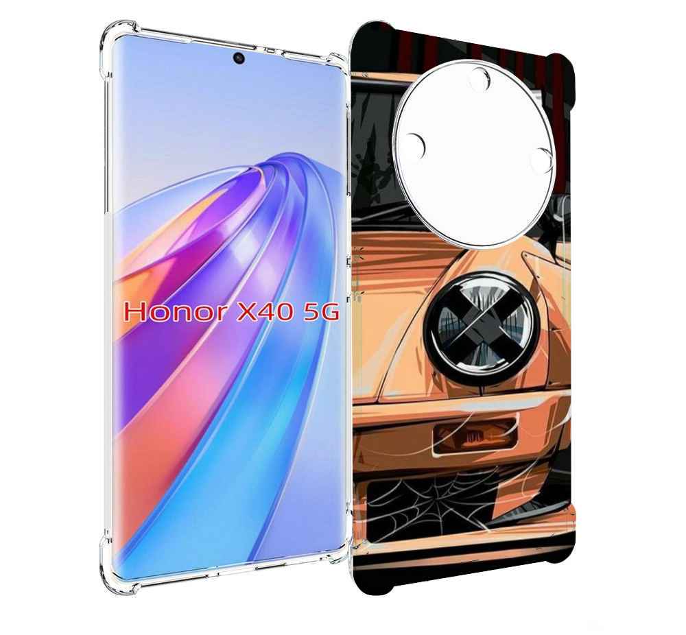 

Чехол MyPads Порш мужской для Honor X40, Прозрачный, Tocco