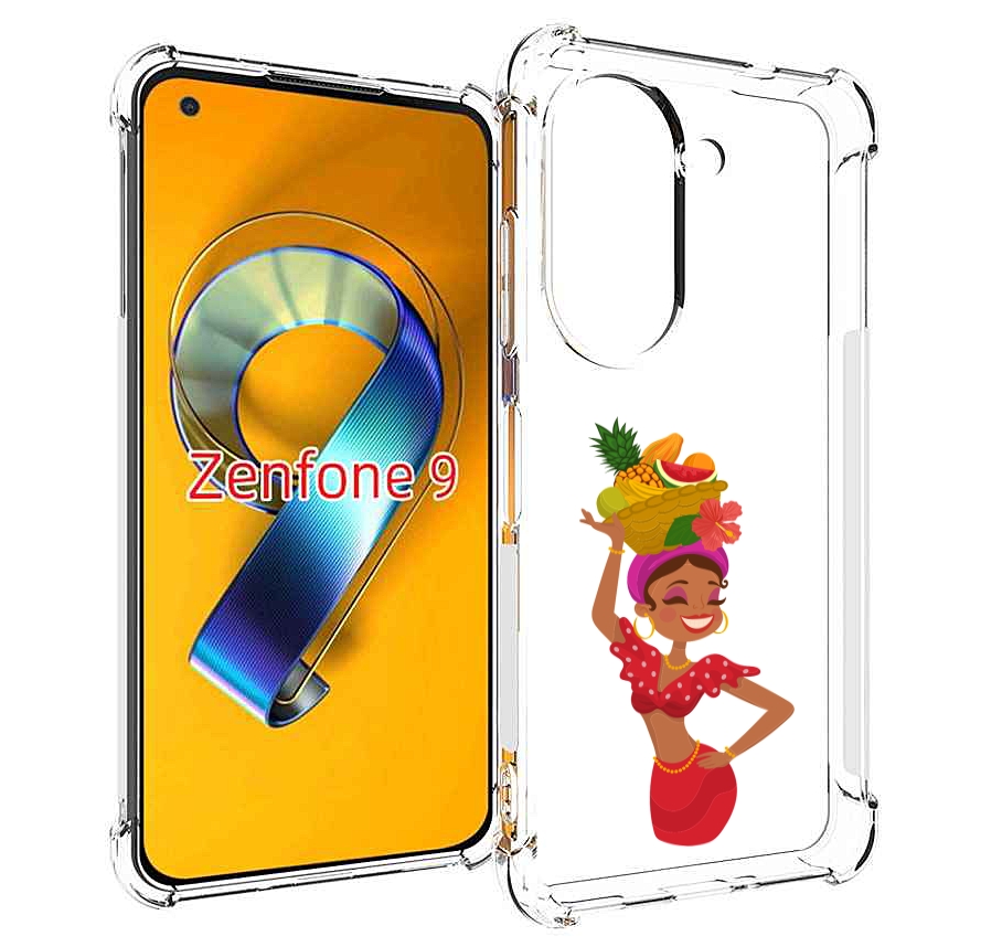 

Чехол MyPads девушка-мулатка для Asus Zenfone 9 (AI2202), Прозрачный, Tocco