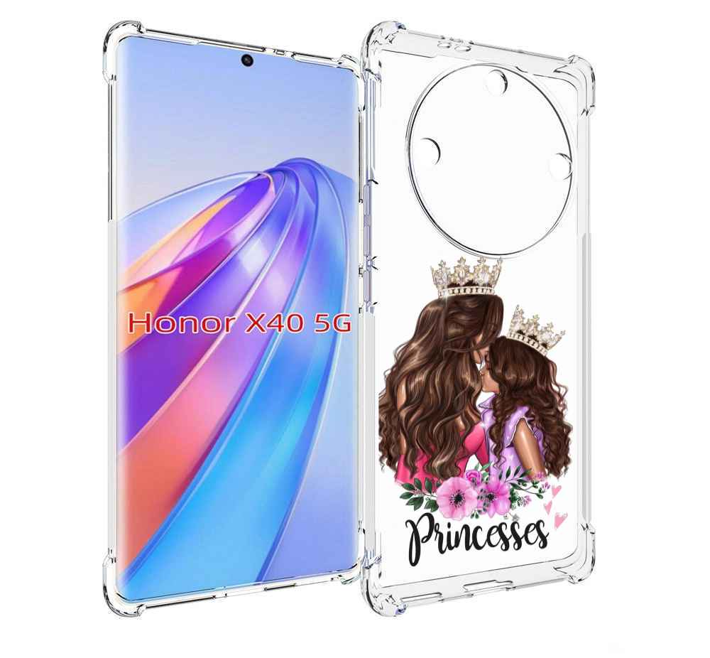 

Чехол MyPads Принцессы женский для Honor X40, Прозрачный, Tocco