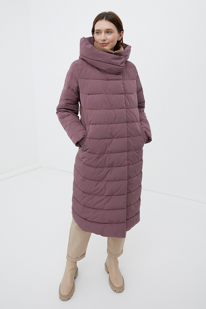 

Пальто женское Finn Flare FWB110139 красное 2XL, FWB110139