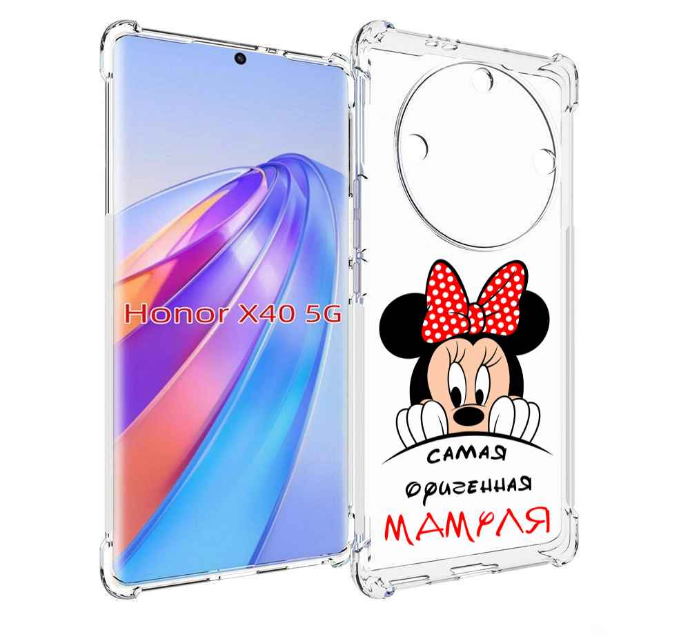 

Чехол MyPads Самая лучшая мамуля Мини Маус для Honor X40, Прозрачный, Tocco