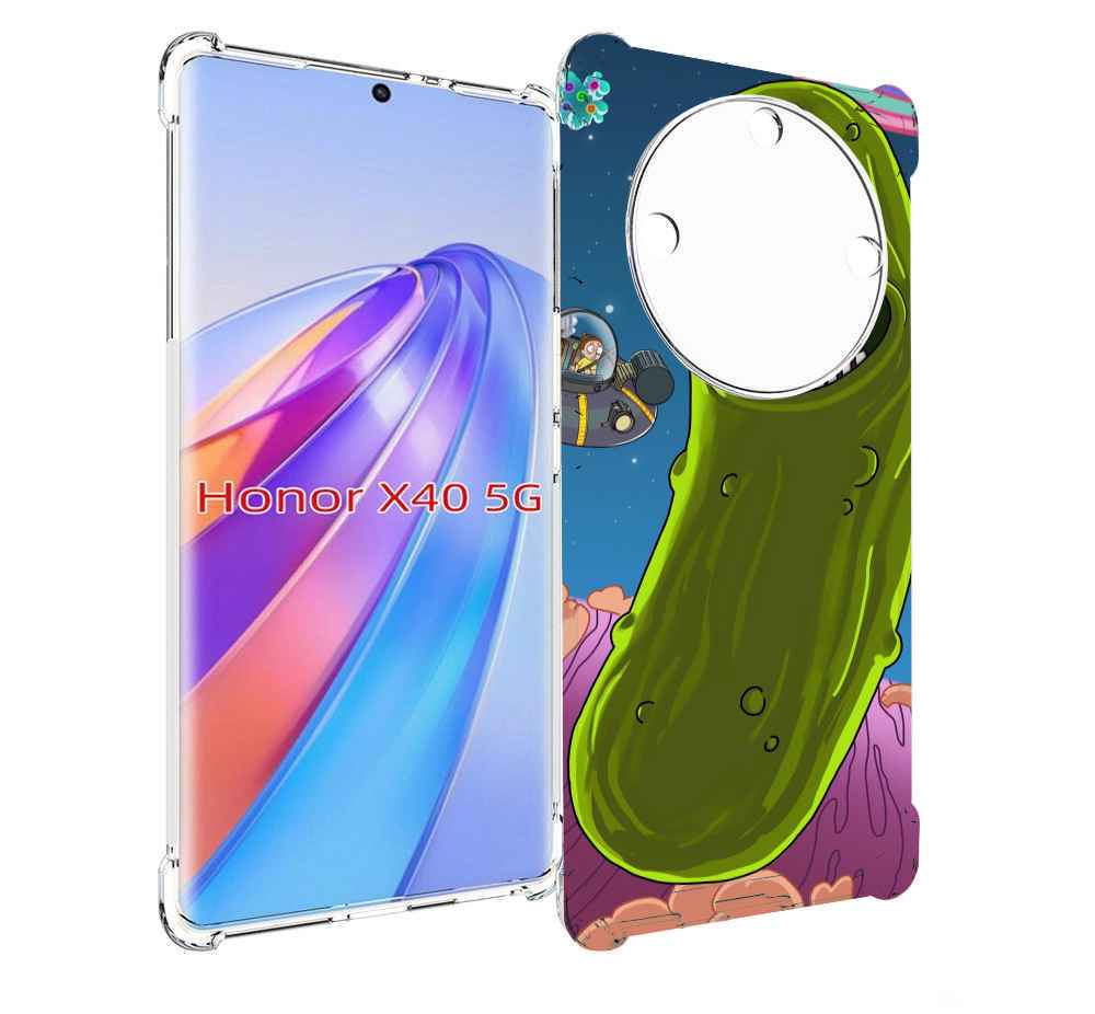 

Чехол MyPads Рик огурец для Honor X40, Прозрачный, Tocco