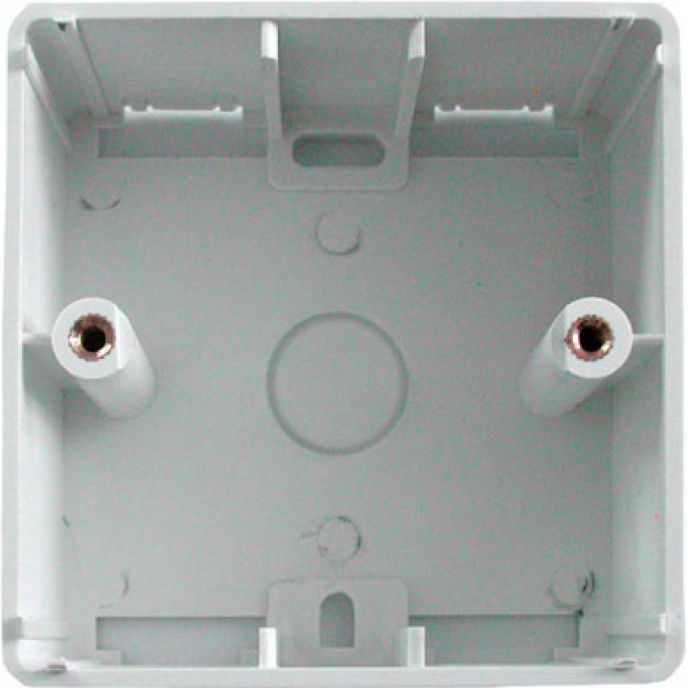 

Hyperline MB-E-35 Коробка для настенного монтажа 80x80x45 мм, французский стандарт 16288, Белый