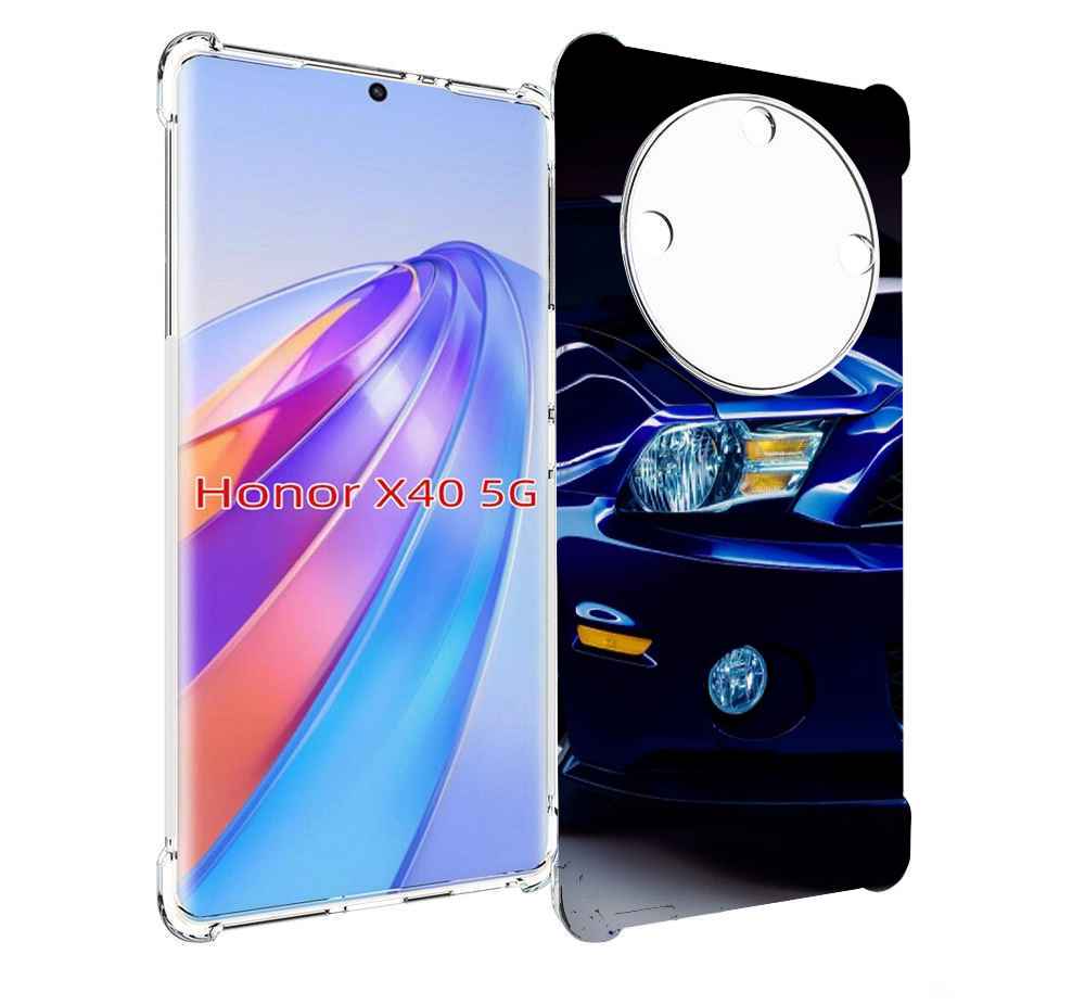 

Чехол MyPads Синяя-машина для Honor X40, Прозрачный, Tocco