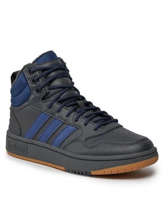 

Кеды мужские Adidas Hoops 3.0 Mid IF2635 серые 44 2/3 EU, Серый, Hoops 3.0 Mid IF2635