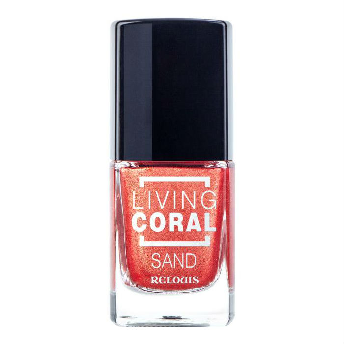 фото Relouis лак для ногтей living coral тон 2 sand 1 шт. 3 шт.