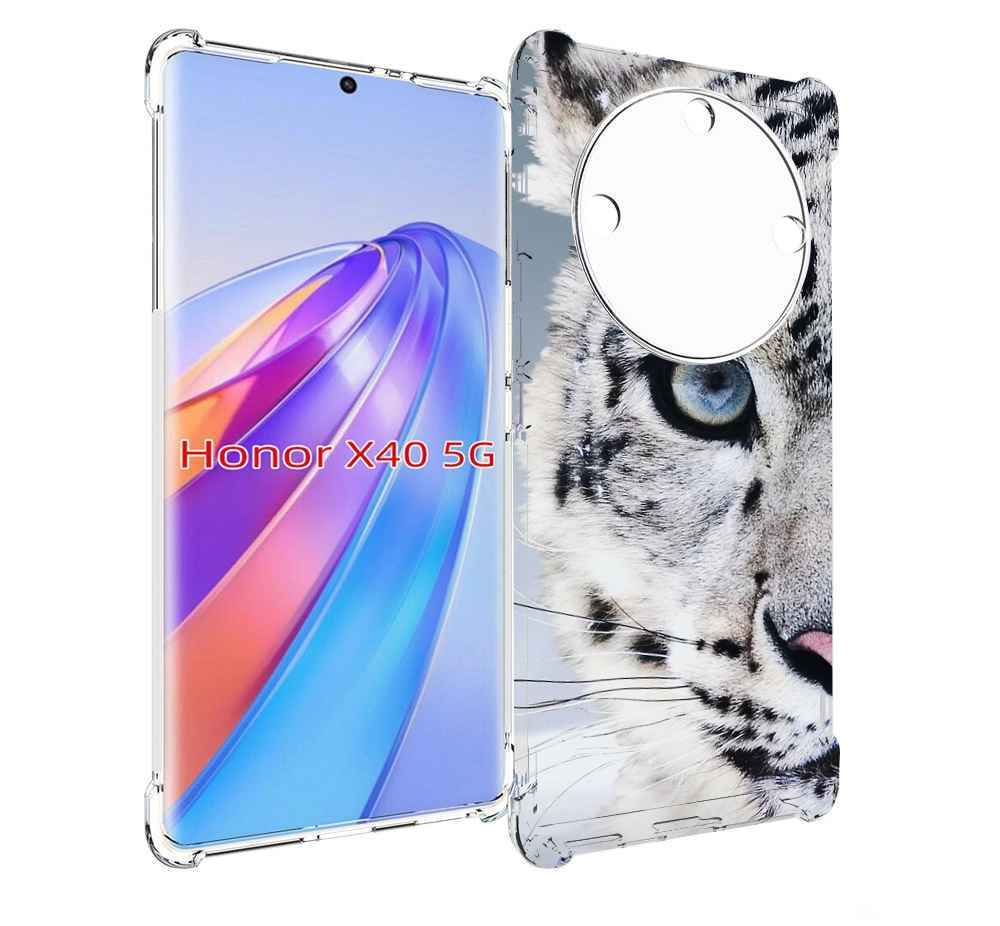 

Чехол MyPads Снежный-барс для Honor X40, Прозрачный, Tocco