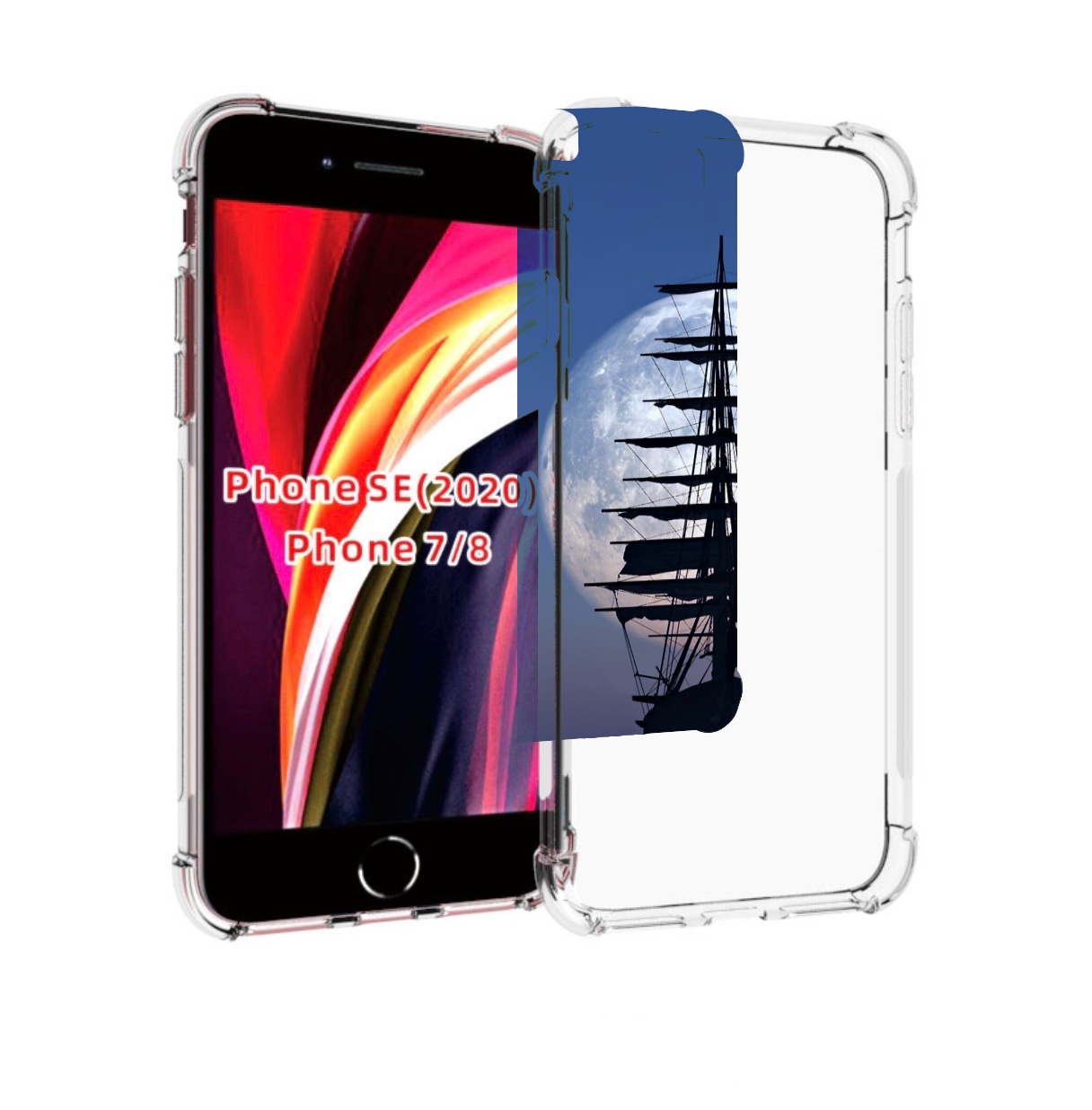 

Чехол MyPads Парус-в-море для iPhone 7 4.7 / iPhone 8 / iPhone SE 2 (2020), Прозрачный, Tocco