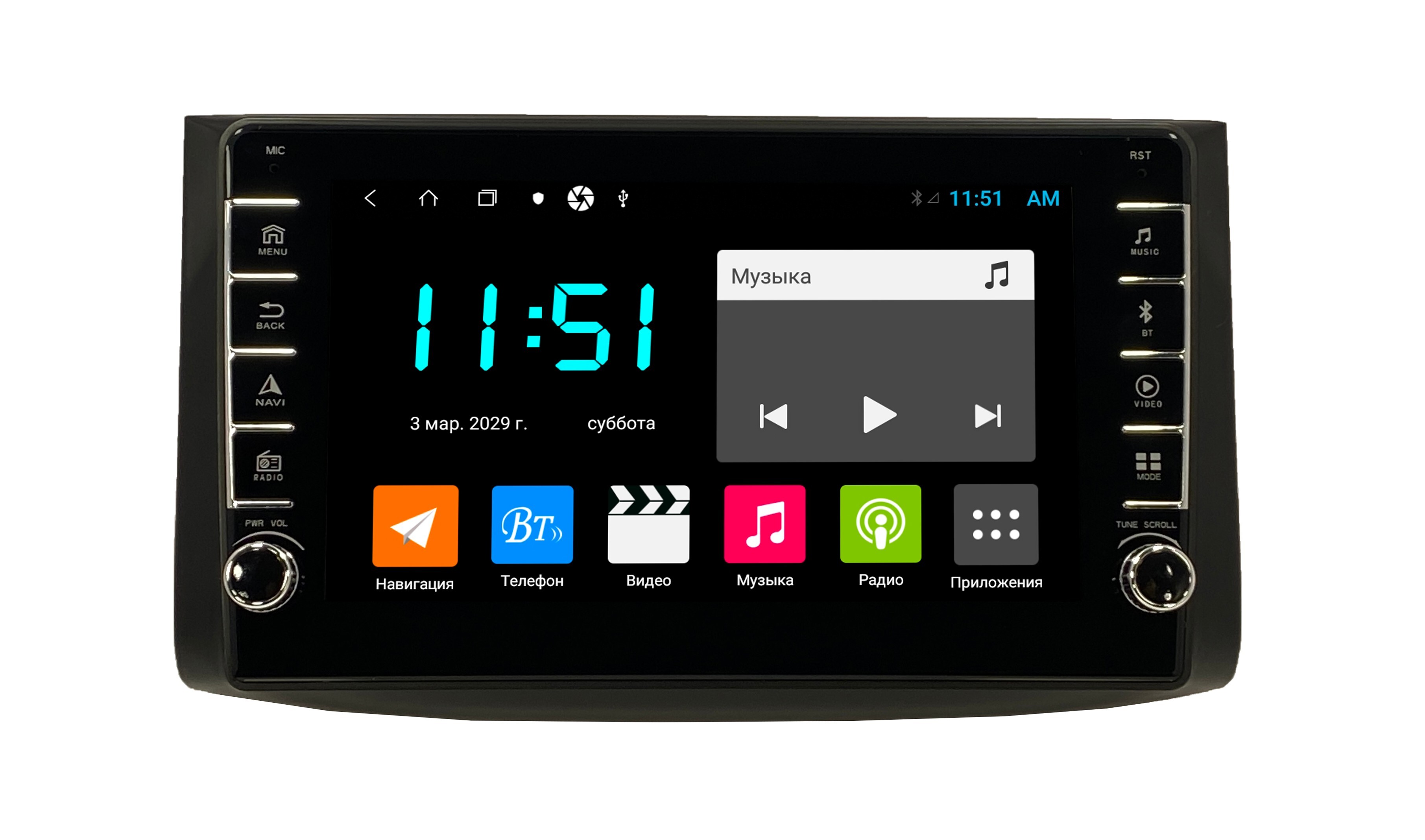 Штатная автомагнитола Zenith Chevrolet Aveo Android 12 464GB с крутилками Мультируль 3226500₽