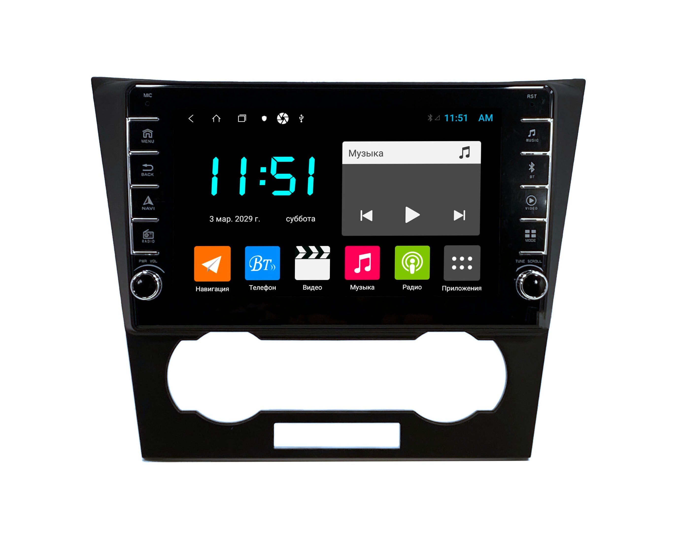 Штатная автомагнитола Zenith Chevrolet Epica 1 2006-2012 Android 12 464GB с крутилками 3254900₽