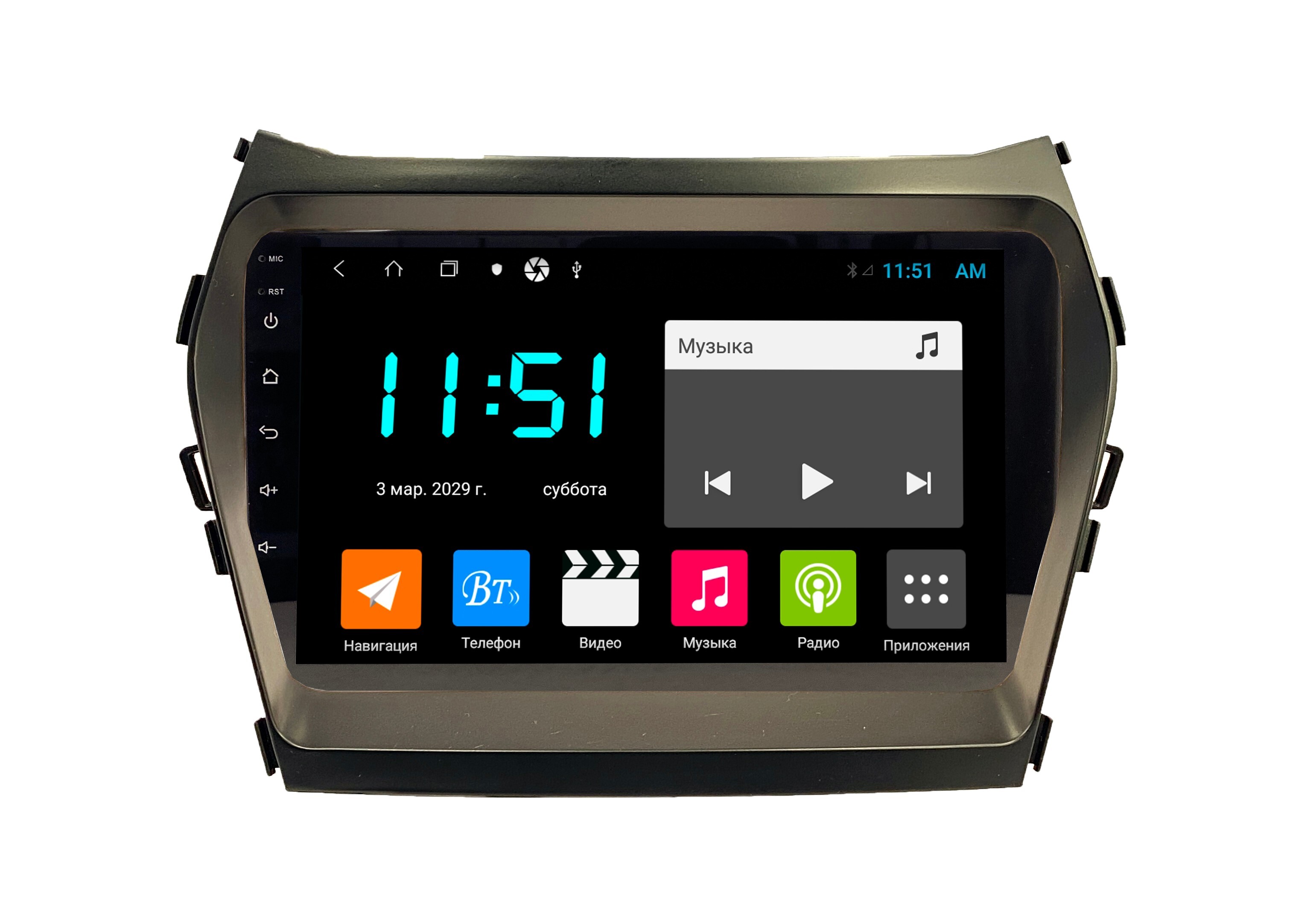 Штатная автомагнитола Zenith Hyundai Santa Fe 2012-2018 464GB Android 12 Мультируль 3027000₽