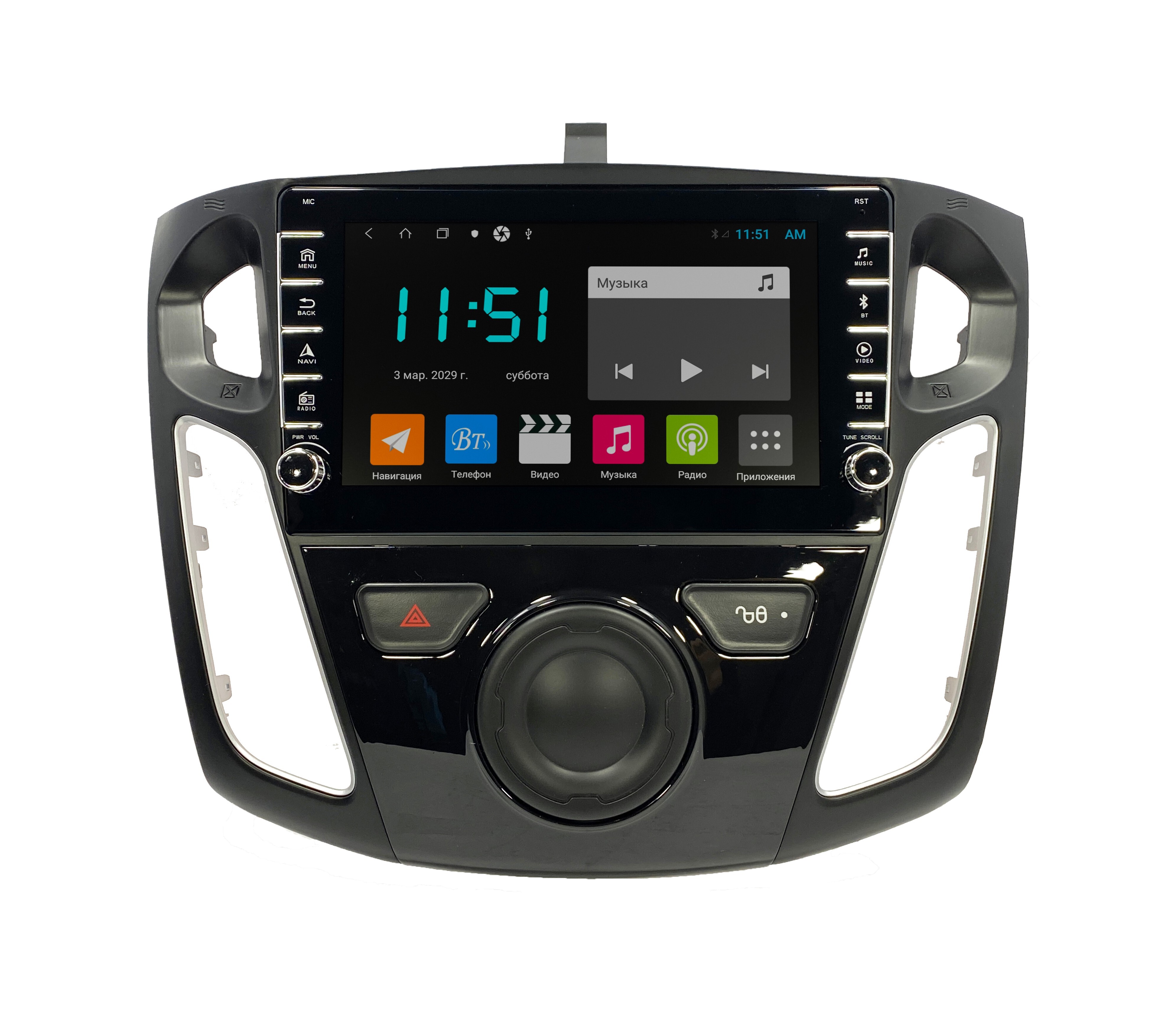 Штатная автомагнитола Zenith Ford Focus 3 Android 12 464GB с крутилками Мультируль 3425000₽