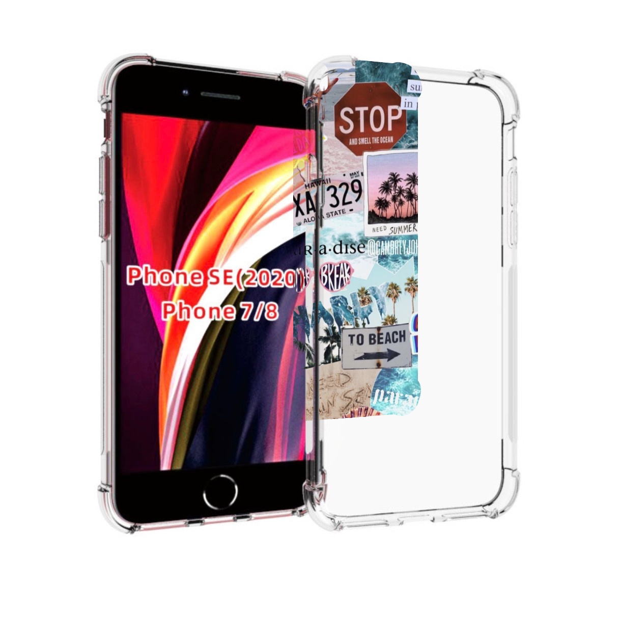 

Чехол MyPads Пляжи-постер для iPhone 7 4.7 / iPhone 8 / iPhone SE 2 (2020), Прозрачный, Tocco