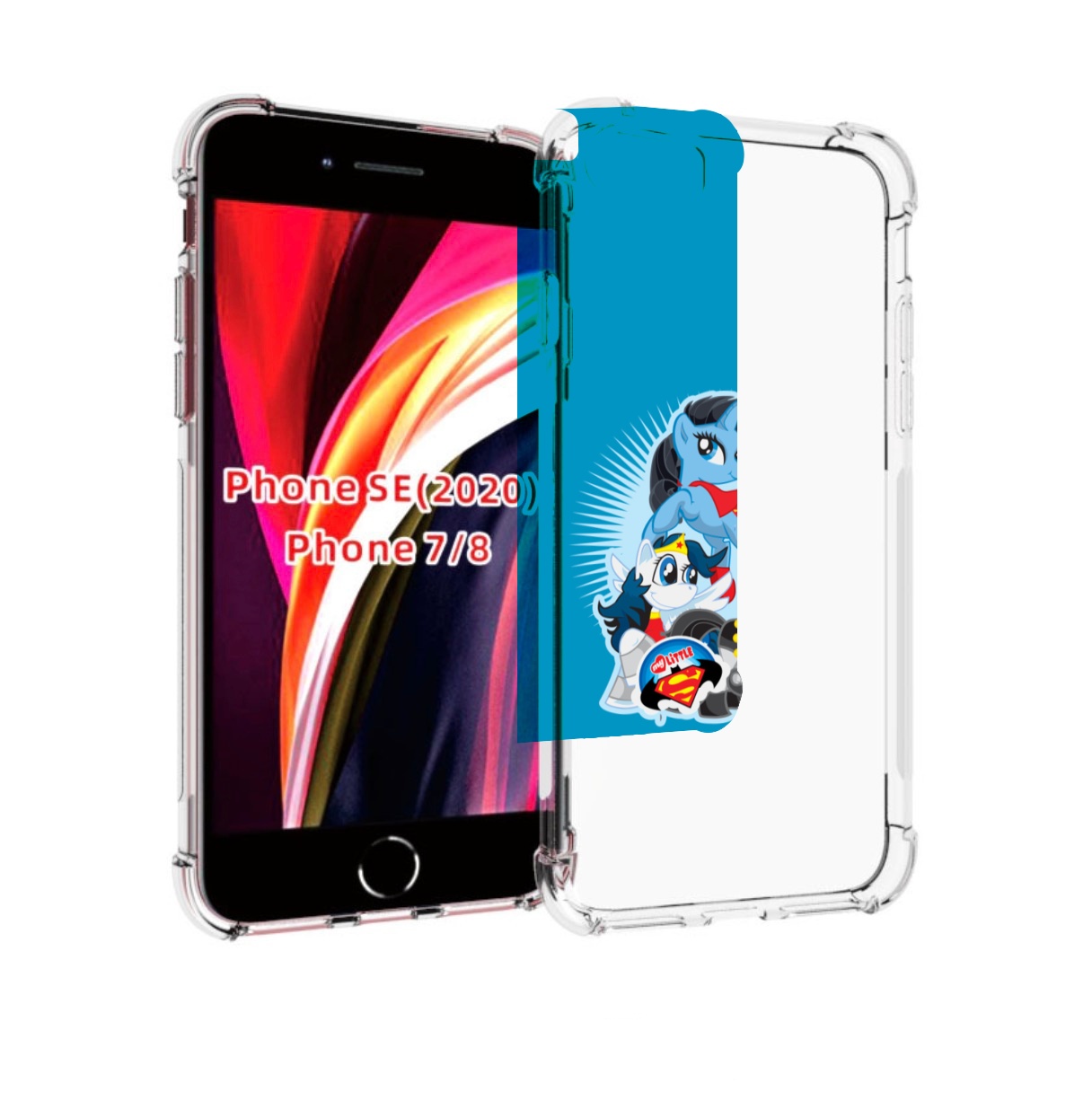 

Чехол MyPads Пони-литл для iPhone 7 4.7 / iPhone 8 / iPhone SE 2 (2020), Прозрачный, Tocco