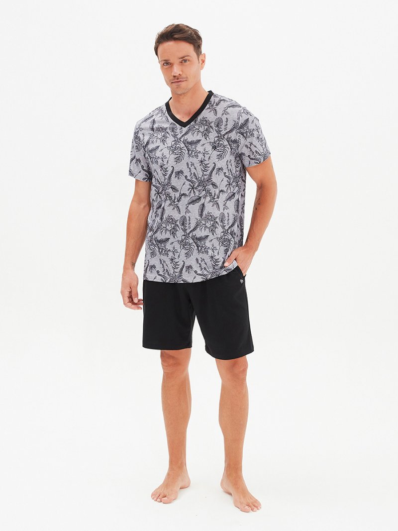 

Пижама мужская BlackSpade BS30466 черная XXL, BS30466