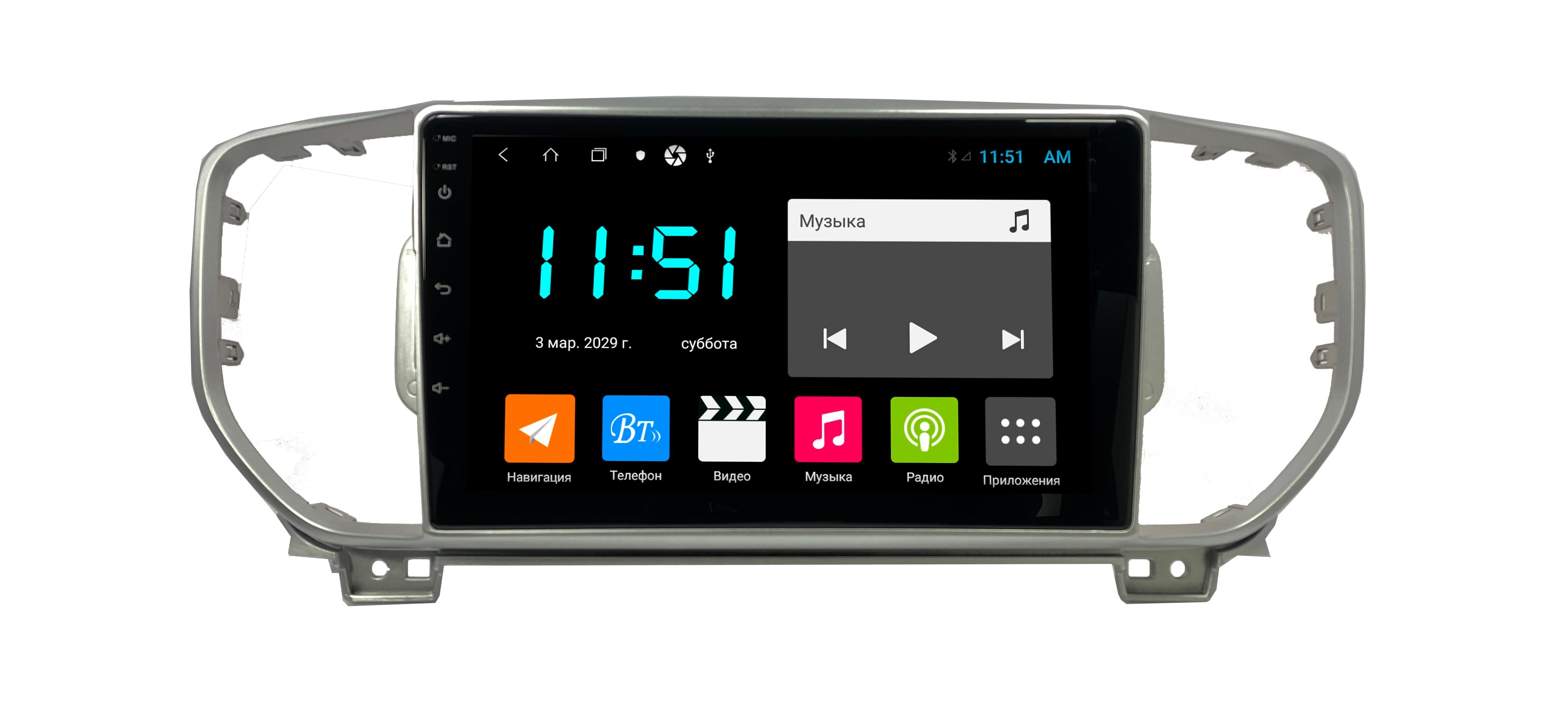 Штатная автомагнитола Zenith KIA Sportage 2015-2018 Android 12 464GB Мультируль ШГУ 3044000₽