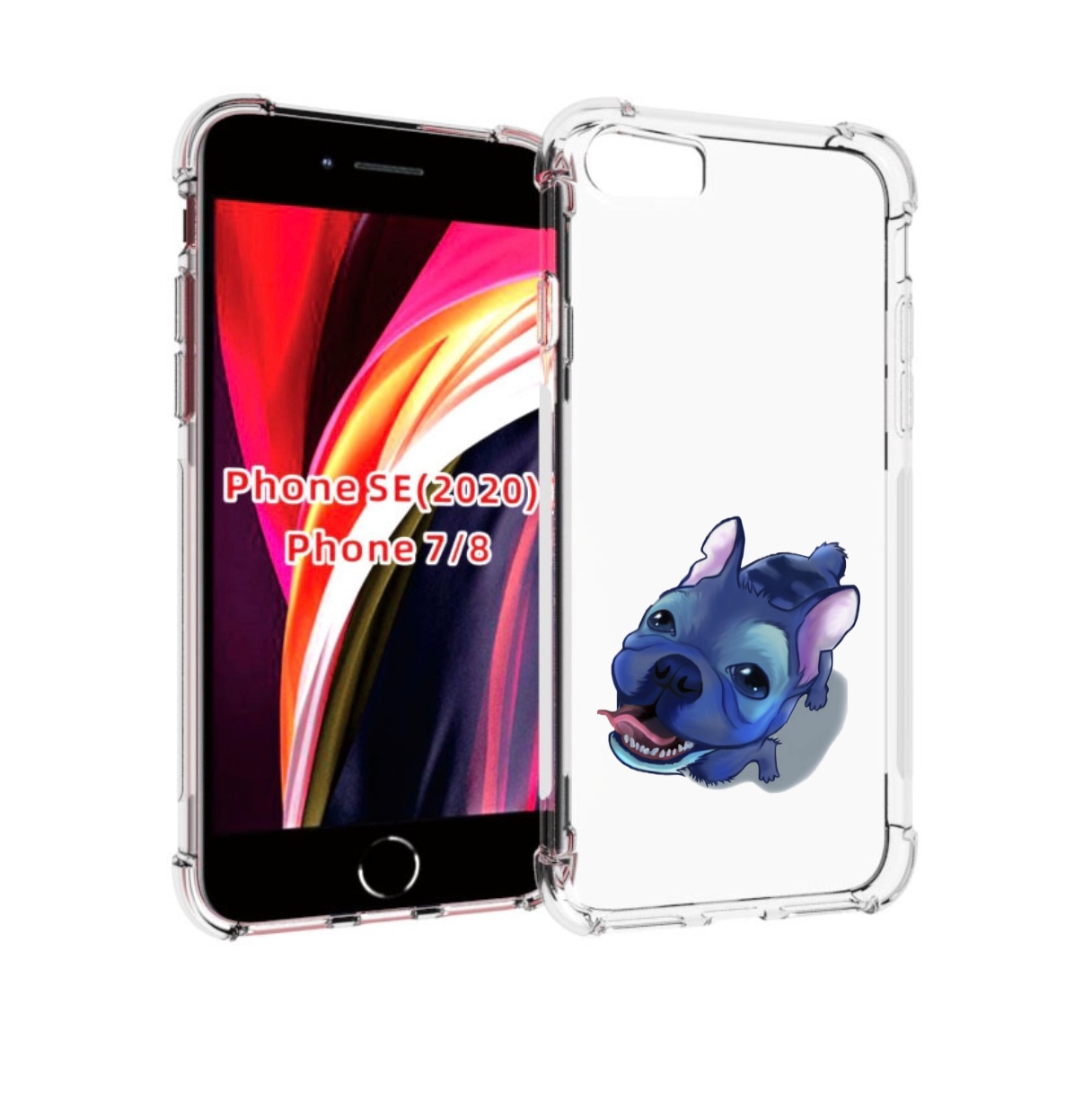 

Чехол MyPads Синий Пес для iPhone 7 4.7 / iPhone 8 / iPhone SE 2 (2020), Прозрачный, Tocco