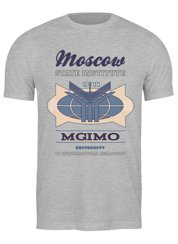 

Футболка мужская Printio Мужская мгимо серая 3XL, Серый, Мужская мгимо