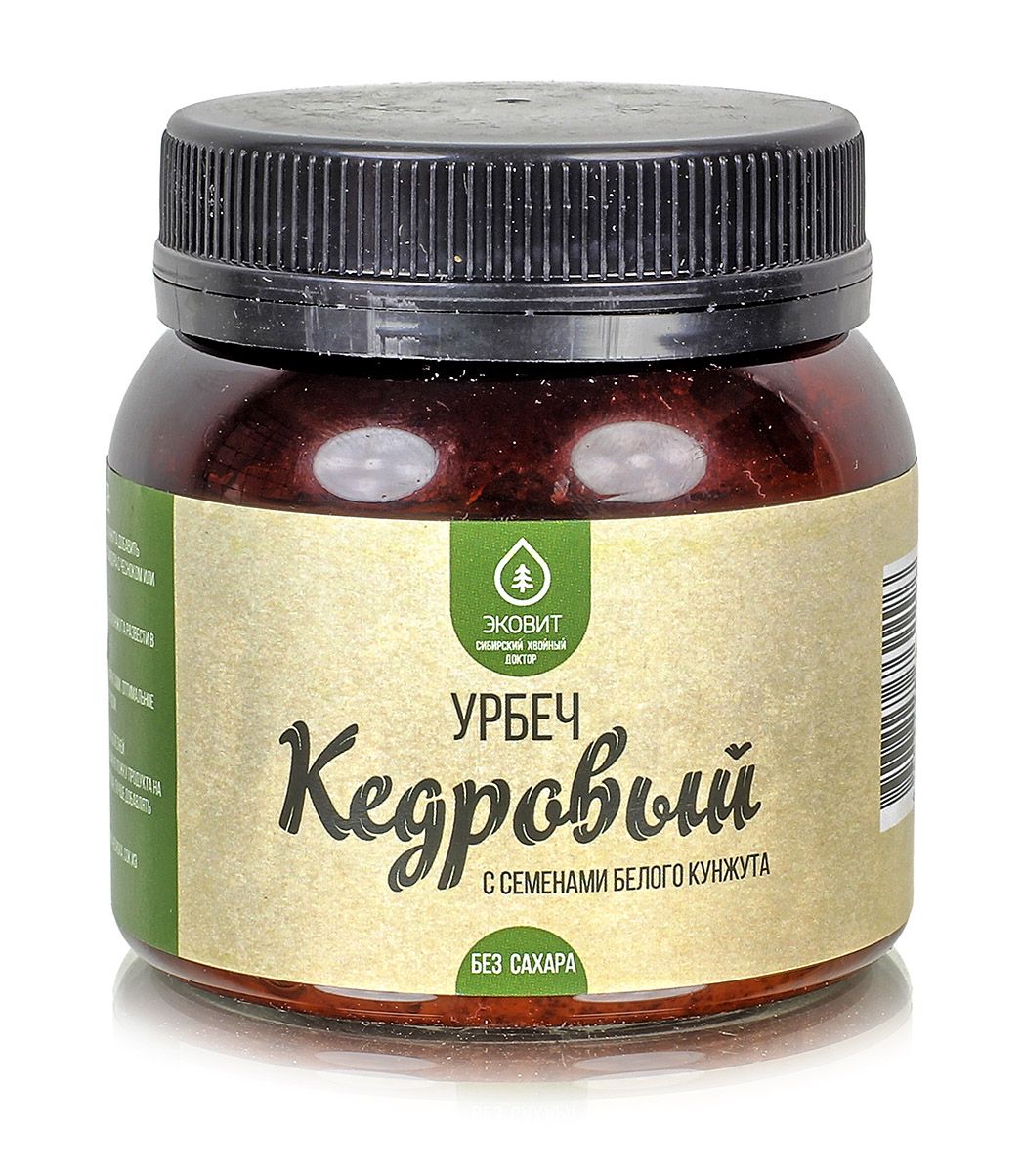 

Урбеч Кедровый с кунжутом 200 мл.