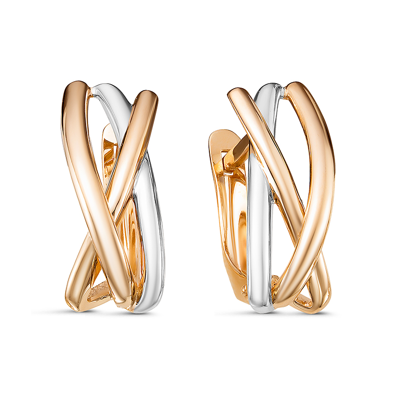 

Серьги из красного золота ЯХОНТ Золотой 212953, 212953