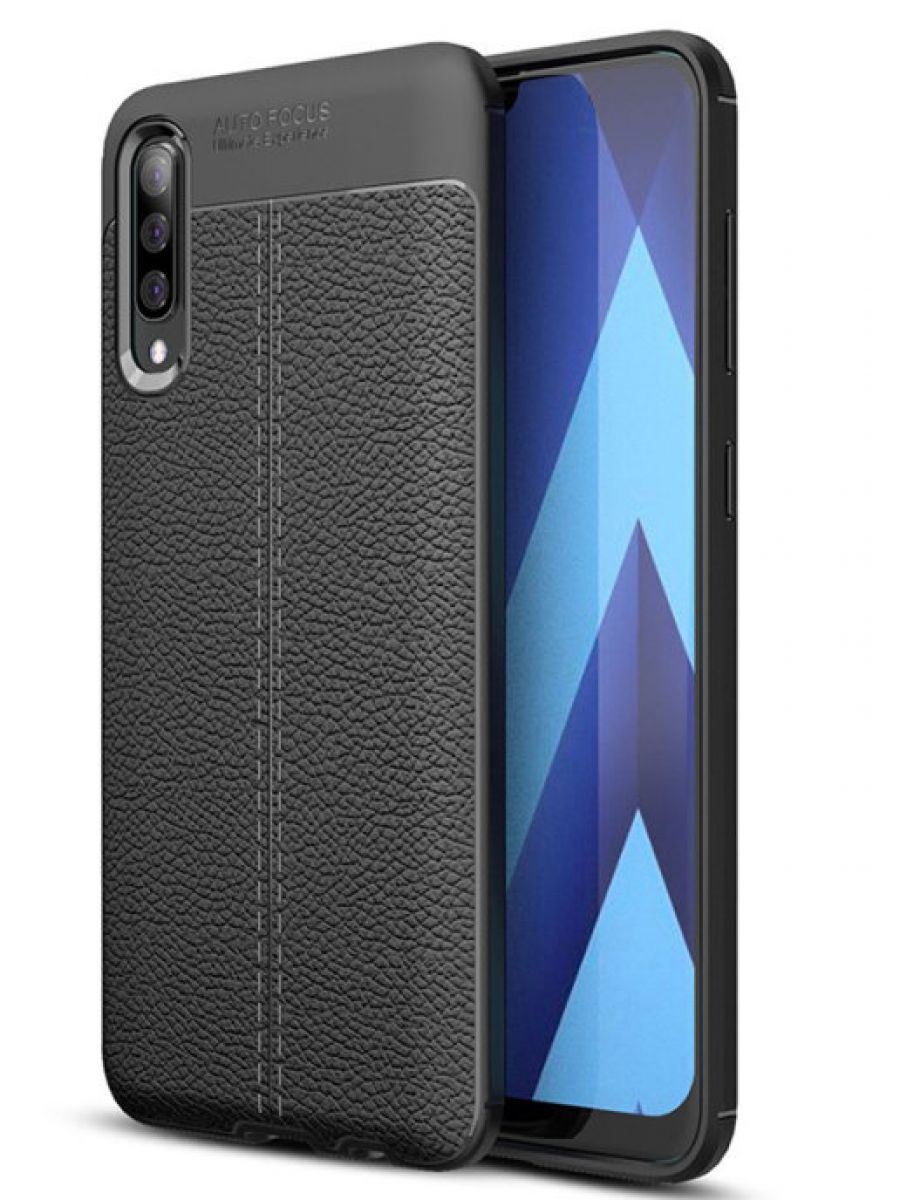 

Brodef Fibre силиконовый чехол для Samsung Galaxy A50 черный