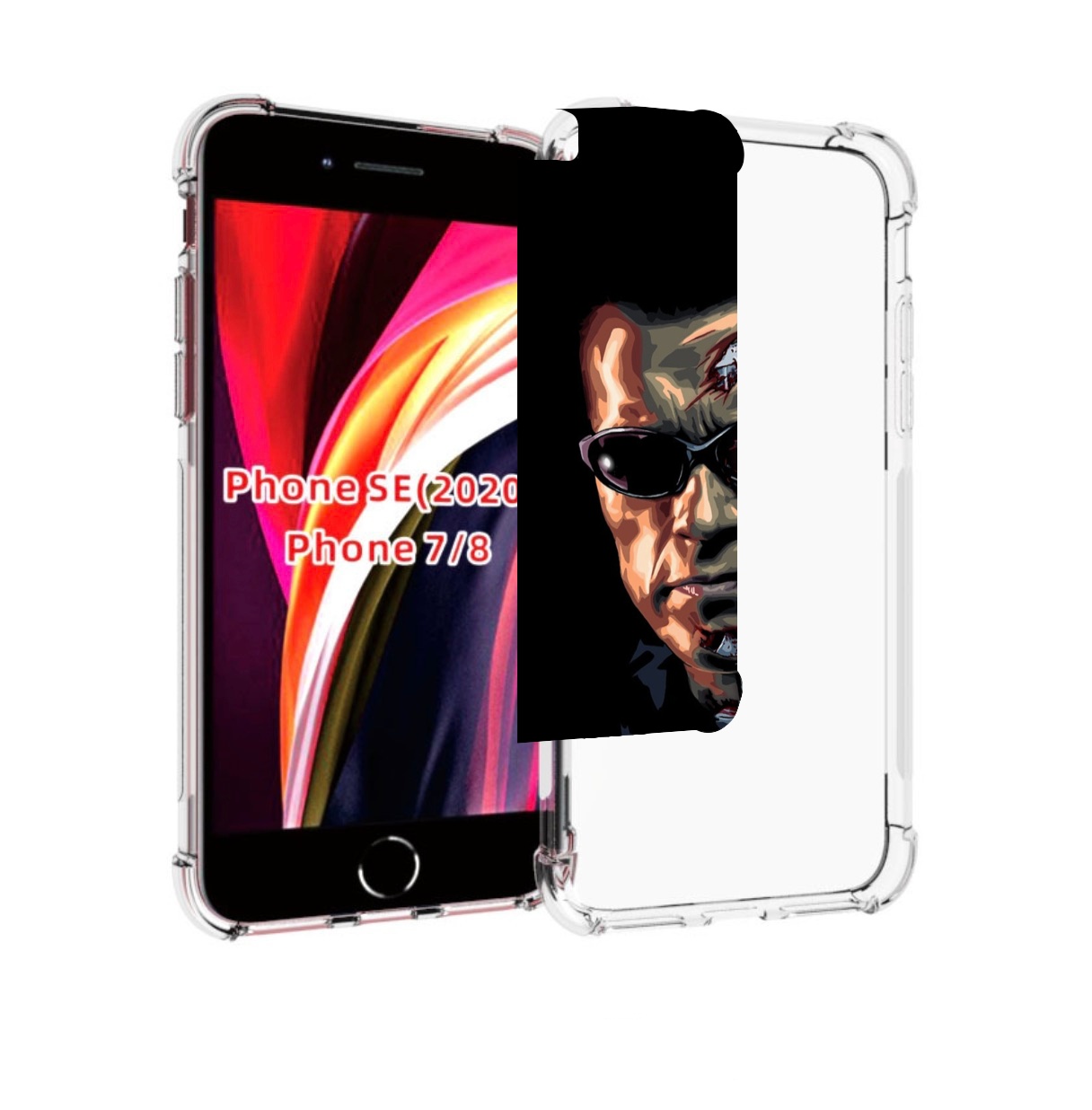 

Чехол MyPads Терминатор для iPhone 7 4.7 / iPhone 8 / iPhone SE 2 (2020), Прозрачный, Tocco