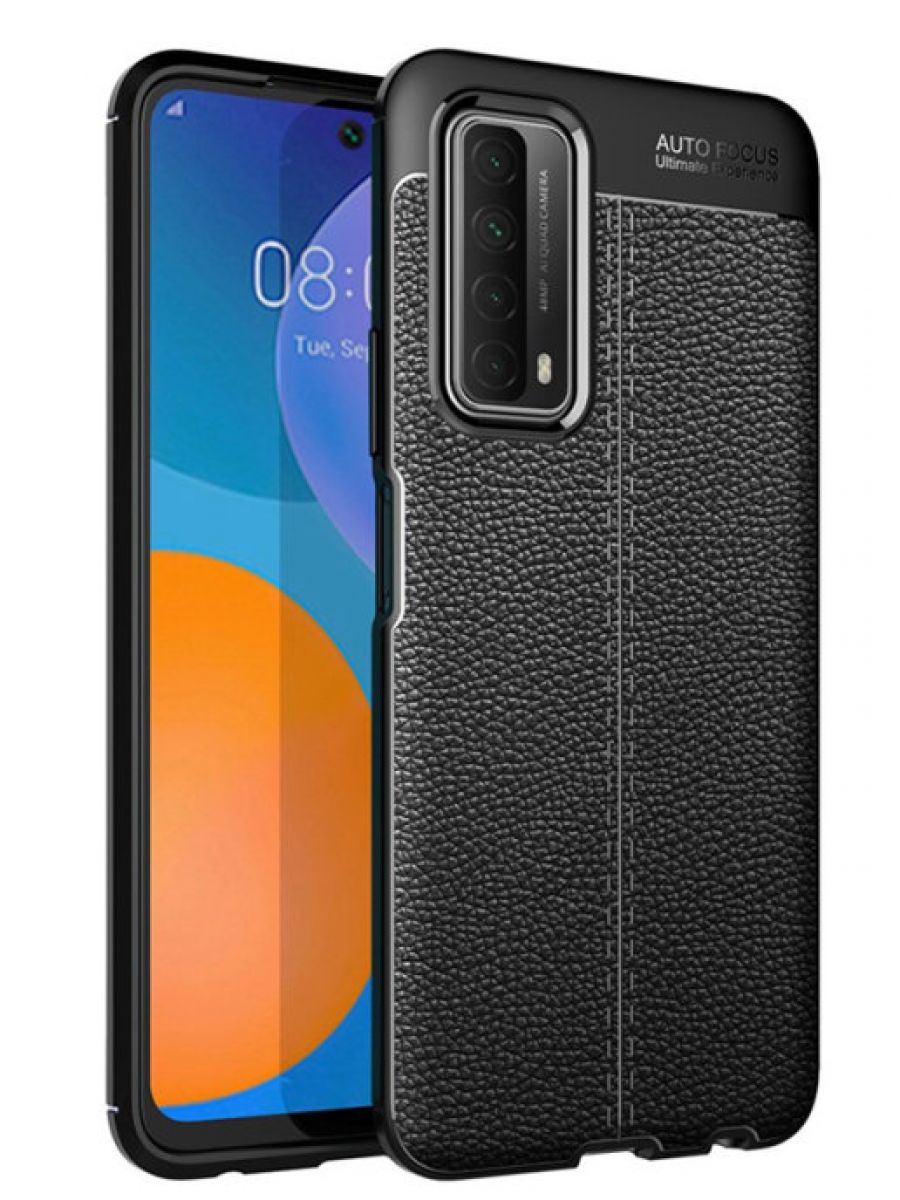 

Brodef Fibre силиконовый чехол для Huawei P Smart 2021 черный