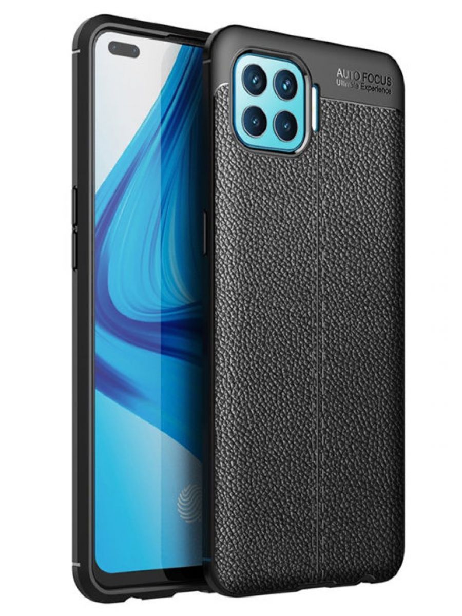 

Brodef Fibre силиконовый чехол для Oppo Reno 4 lite черный