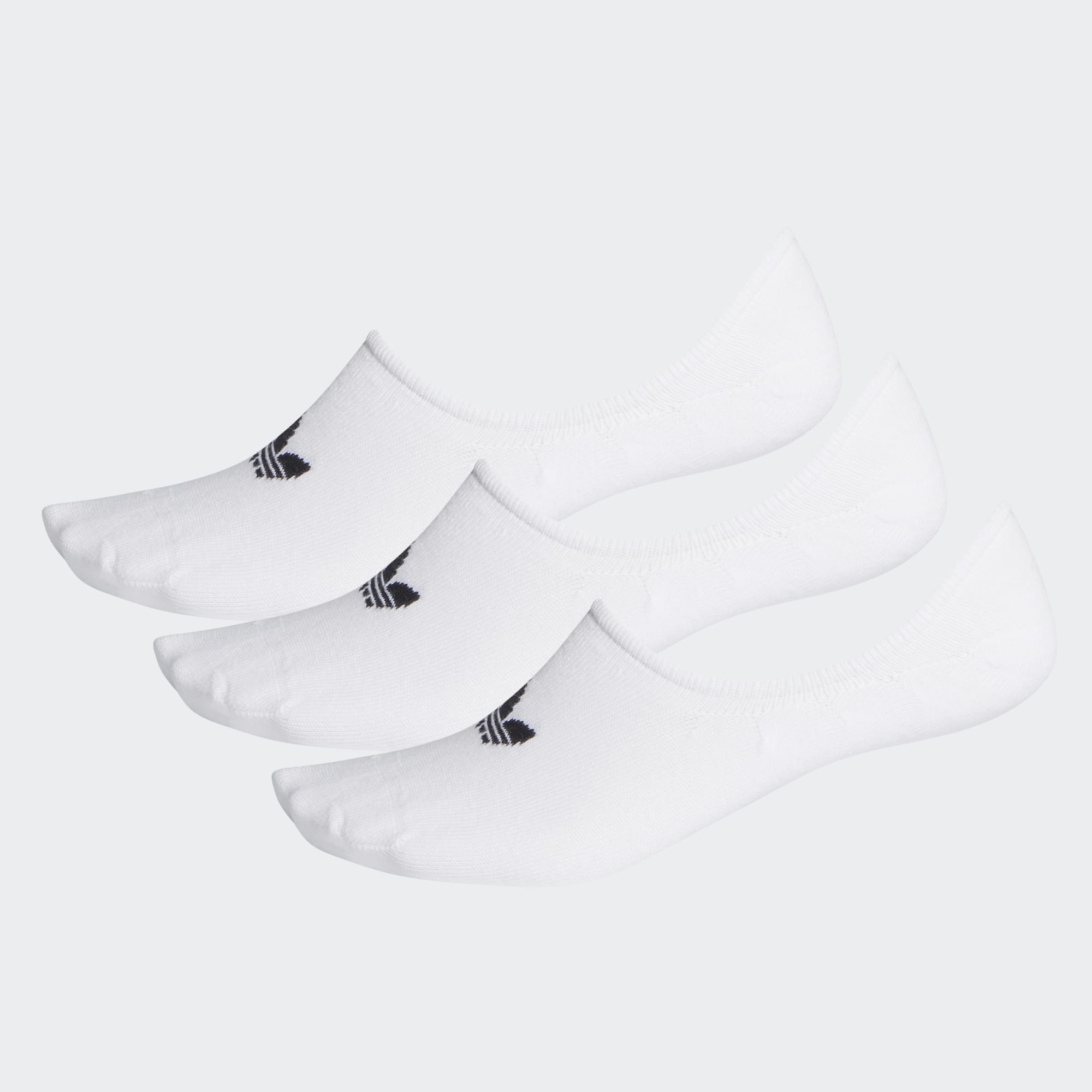 Носки унисекс Adidas Low Cut Socks 3P белые 42-44