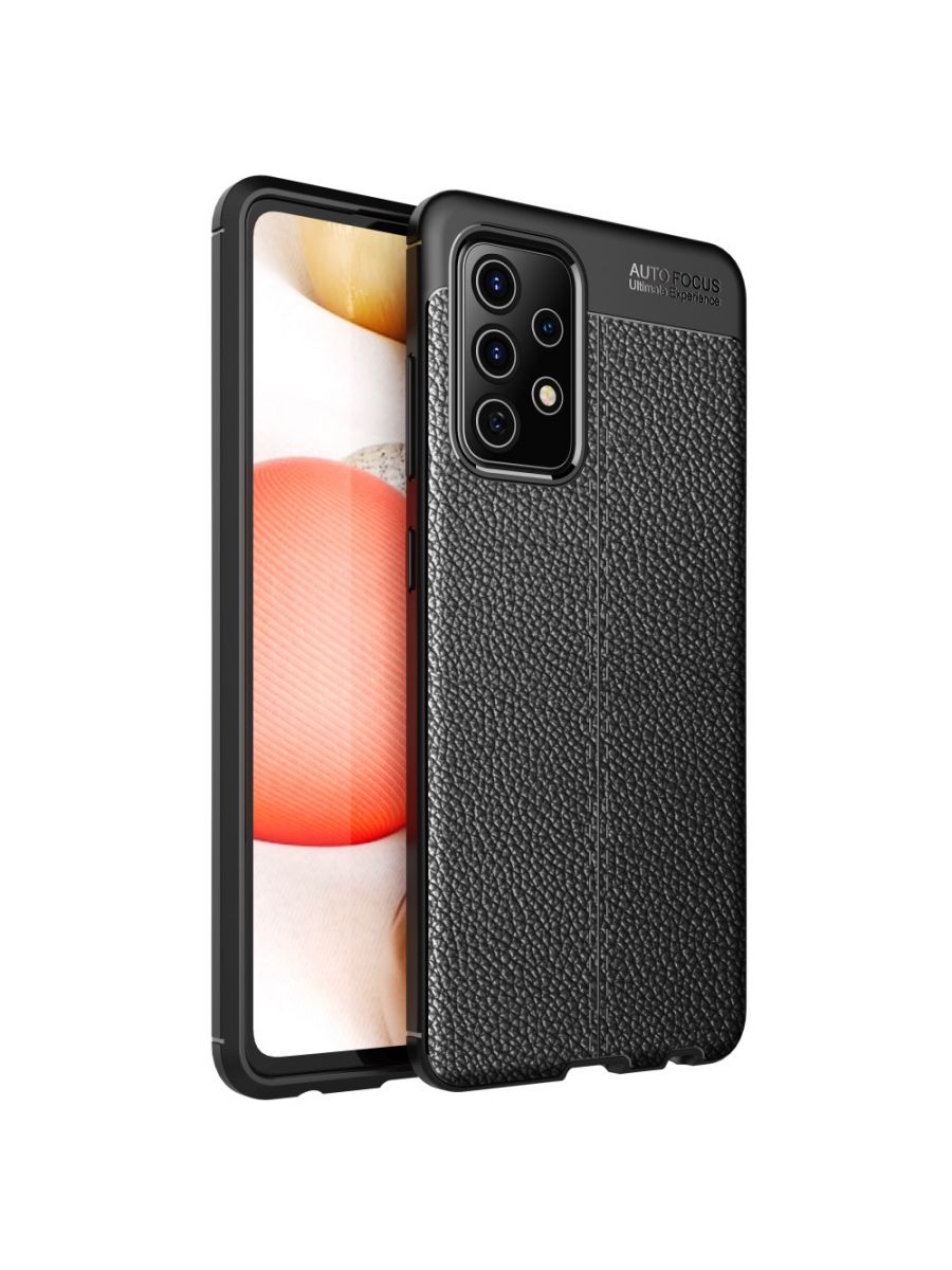 

Brodef Fibre силиконовый чехол для Samsung Galaxy A72 Черный