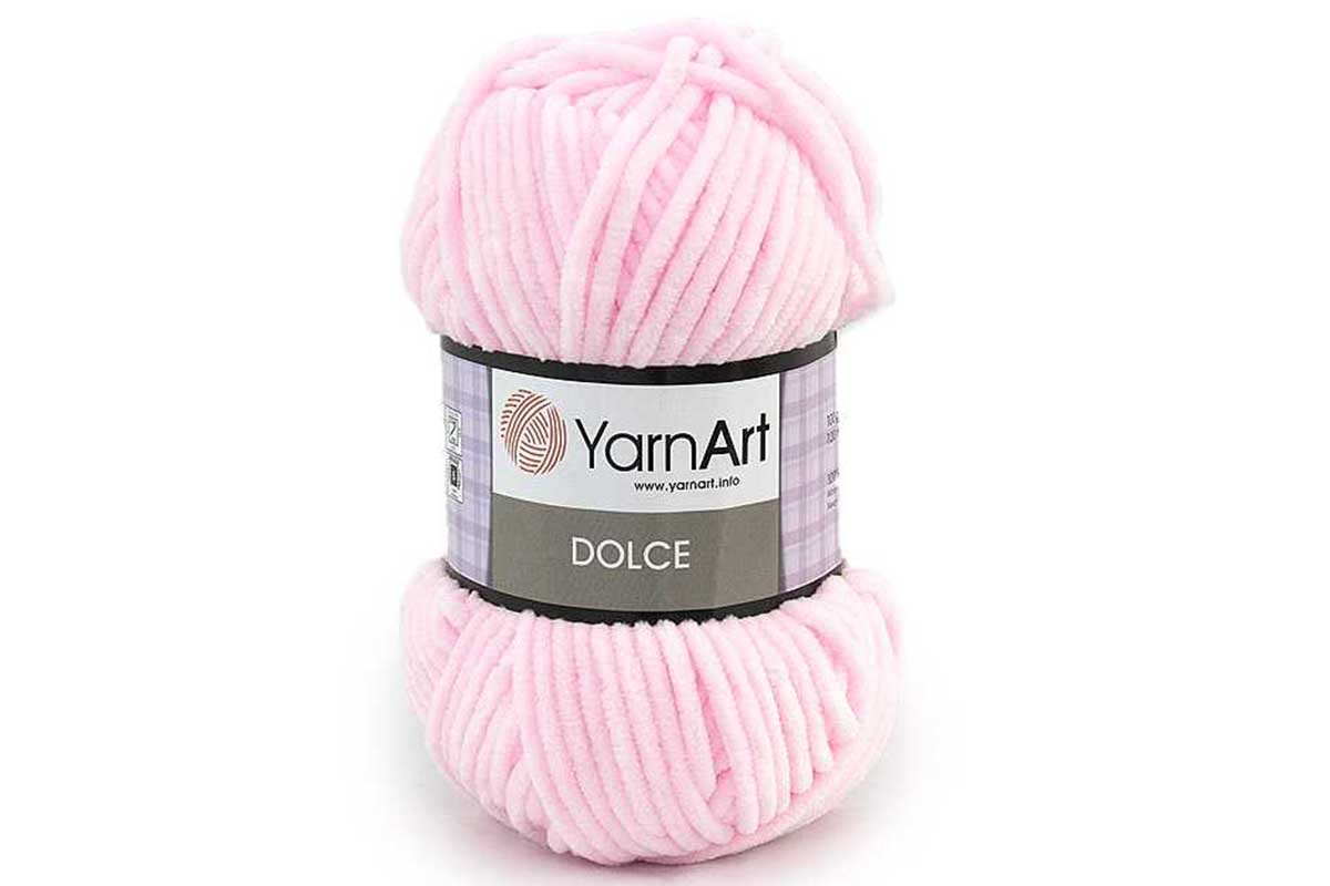 

Пряжа YarnArt Dolce 100г, 120м (100% микрополиэстер) (750 розовый), 5 мотков, Dolce