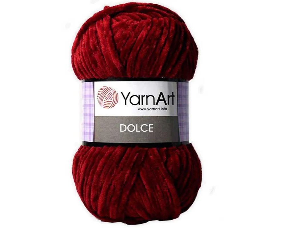 

Пряжа YarnArt 7729495 Dolce 752 бордовый, Dolce